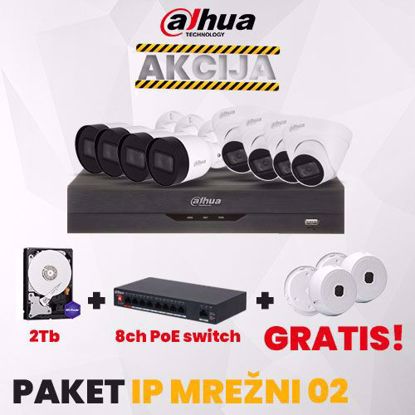 PAKET DAHUA 8CH IP 4MP DEC 2023