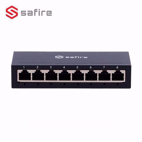 Safire Ethernet Switch 8 ports RJ45 Metalno kucište