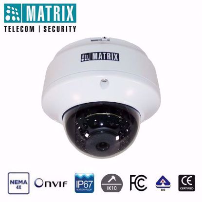 Matrix SATATYA CIDR80FL28CWS IP dome kamera 2.8mm 8MP