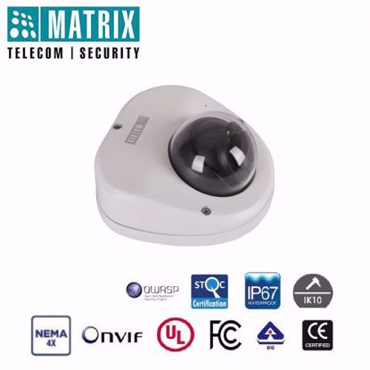 Matrix SATATYA RIDR50FL40CWP IP kamera audio support 4.0mm 5MP
