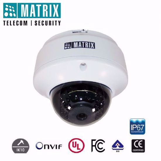 Matrix SATATYA CIDR20FL28CWS IP dome kamera 2.8mm 2MP