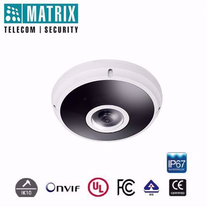 Matrix SATATYA FIDR12FL15CWP Fisheye kamera 360o panoramic view 12MP