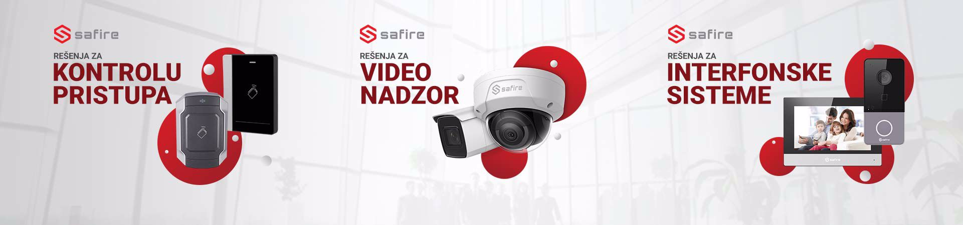 Safire brend - Safire video nadzor, kontrola pristupa i Interfoni