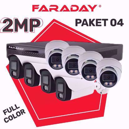Paket 4 HD Faraday VN 4+4 kamere 2MP XVR 8CH
