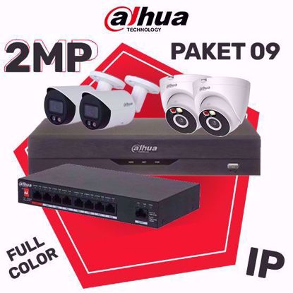 Paket 9 IP Dahua VN 2+2 kamere 2MP switch 8port NVR 8CH