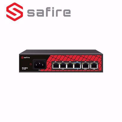Safire SF-SW0604HIPOE-60 PoE switch 4+2 porta