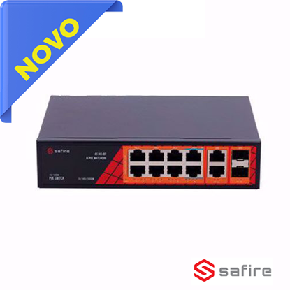 Safire SF-1208HIPOE-GF-120 PoE gigabitni switch 8+2+2 porta-02