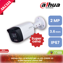 DAHUA HAC-HFW1239TLMP-A-LED-0360B-S2 bullet kamera 3.6mm 2MP-0