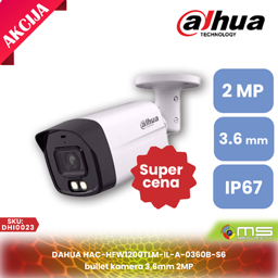 DAHUA HAC-HFW1200TLM-IL-A-0360B-S6 bullet kamera 3,6mm 2MP-0
