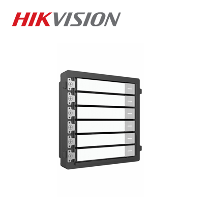 Hikvision DS-KD-KK(Steel)Dodatni modul sa 6 pozivnih tastera za modularne pozivne jedinice