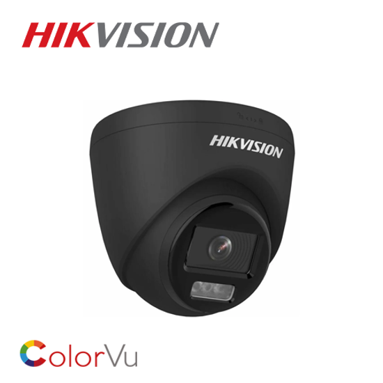 Hikvision DS-2CD1347G2H-LIU(2.8mm)(BLACK) 4MP mrežna Smart Hybrid light kamera u turret kucištu sa ColorVu tehnologijom