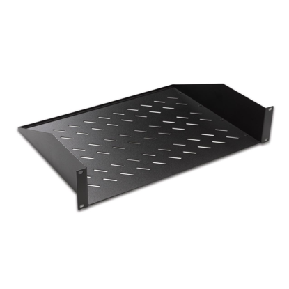 LN--RAF-RMO-1 19 INCI RAK POLICA 1U DUBINE 250MM NOSIVOST 15KG CRNA