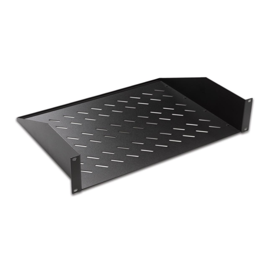 LN--RAF-RMO-1 19 INCI RAK POLICA 1U DUBINE 250MM NOSIVOST 15KG CRNA