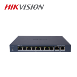 Hikvision DS-3E1510P-EI 8-portni (8+2) upravljivi gigabitni PoE svic