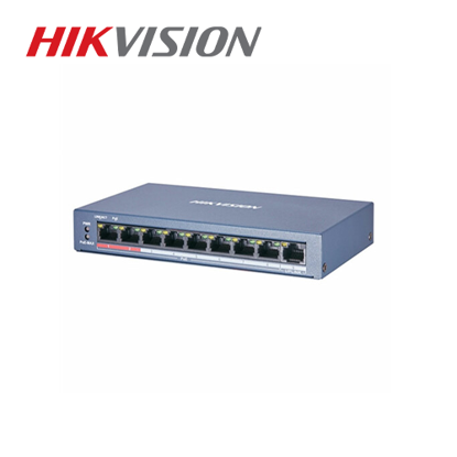 Hikvision DS-3E0109P-E/M(B) 8-portni (8+1) neupravljivi megabitni PoE switch