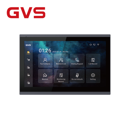 GVS SIA02 Digitalni unutrašnji monitor 10.1" Touch ekran SIP Wi-Fi IP nadzor Smart Home
