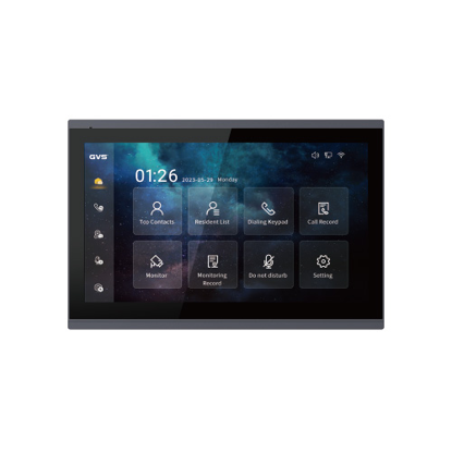 Hippo SIA02 Digitalni unutrašnji monitor 10.1" Touch ekran SIP Wi-Fi IP nadzor Smart Home