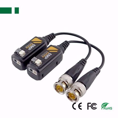 CasView CPB-H221C 8MP HD-CVI/TVI/AHD video balun sa zastitom od prenapona CasView CPB-H221C 8MP HD-CVI/TVI/AHD video balun sa zastitom od prenapona