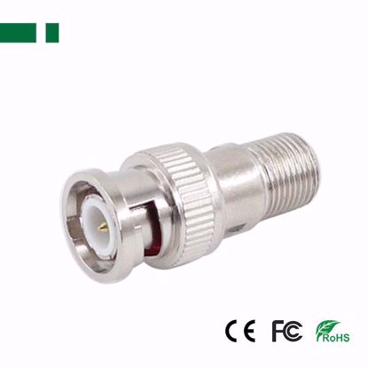 CasView CBN-070 BNC Muski na F-type adapter (niklovana cink-legura) CasView CBN-070 BNC Muski na F-type adapter (niklovana cink-legura)