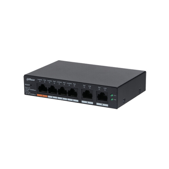 Dahua CS4006-4GT-60 4-portni (4+2) cloud upravljivi gigabitni PoE layer 2 switch-01