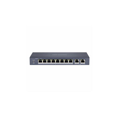 Hikvision DS-3E0310P-E/M 8-portni (8+2) neupravljivi megabitni PoE switch-01