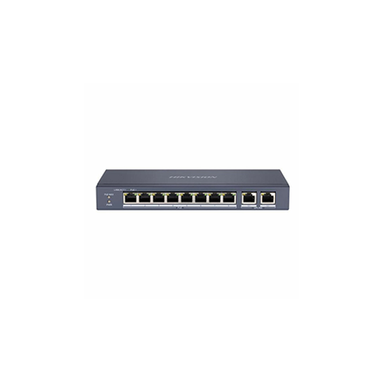 Hikvision DS-3E0310P-E/M 8-portni (8+2) neupravljivi megabitni PoE switch-01