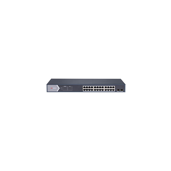 Hikvision DS-3E1526P-SI 24-portni (24+2) upravljivi gigabitni PoE layer 2 switch-01