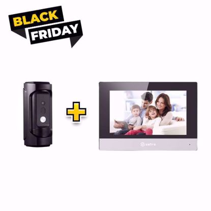 Safire SF-VI105E-IP + SF-VIDISP01-7WIP pozivna tabla + monitor