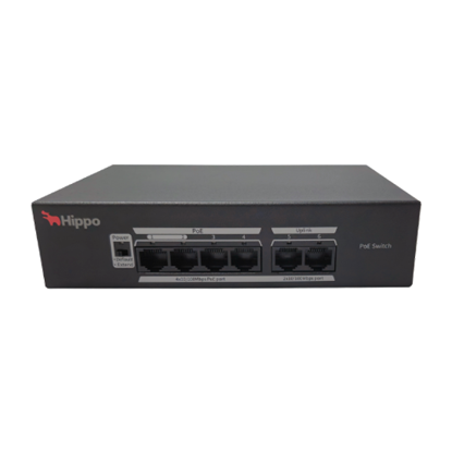Hippo HP2020-6T-POE-IN-V2 6-portni neupravljivi megabitni PoE switch 65W