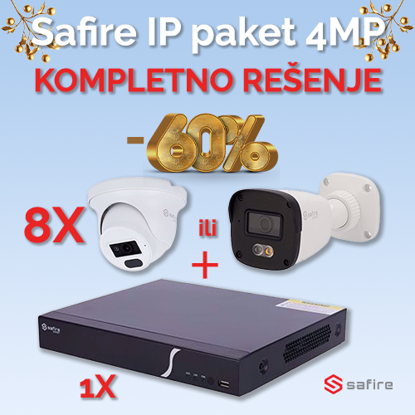 PAKET IP SAFIRE 8 kamera 4MP + NVR 8CH-01