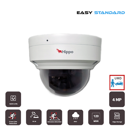Hippo IPCS501D-FVF/4MP-MIR 2,8-12mm 4MP Profesionalna AI IP dome kamera