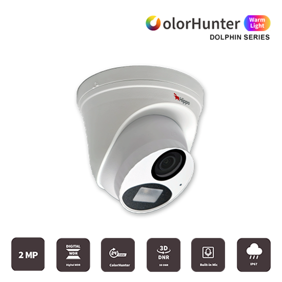 Hippo HD-T112-AF28-W 2,8mm 2MP HD Full Color IP67 turret kamera sa mikrofonom