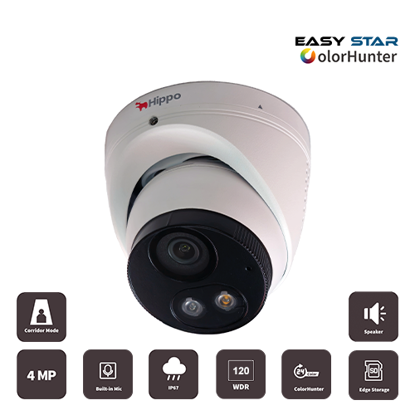 Hippo IPCS302D-F28/4MP-MPDL 2,8mm 4MP AI IP Double Light WDR Intelligence ColorHunter turret kamera