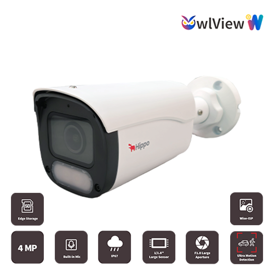 Hippo IPCS400B-F28/4MP-MPDL 2,8mm 4MP IP ColorHunter Wise-ISP bullet kamera