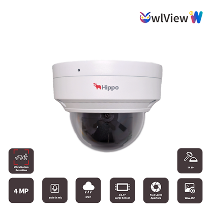 Hippo IPCS402D-F28/4MP-MCH 2,8mm 4MP Profesionalna IP AI ColorHunter Wise-ISP dome kamera