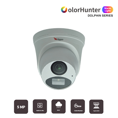 Hippo HD-T115-AF28-W 2,8mm 5MP HD ColorHunter Warm Light turret kamera