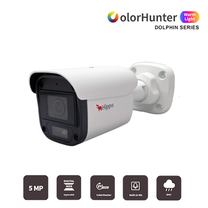 Hippo  HD-B115-AF28-W 2,8mm 5MP HD ColorHunter Warm Light bullet kamera