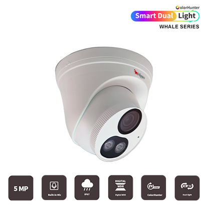 Hippo HD-T145-AF28LM-DL 2,8mm 5MP HD ColorHunter Smart Dual-light turret kamera