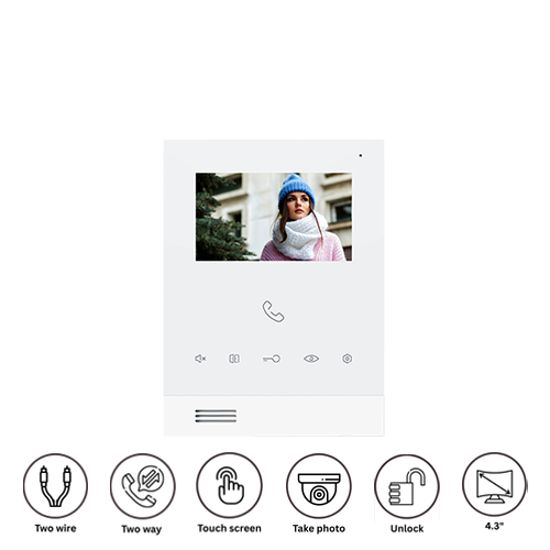 Hippo T-IS15 Interfon monitor 2-žicni (Touch Key) 4.3"