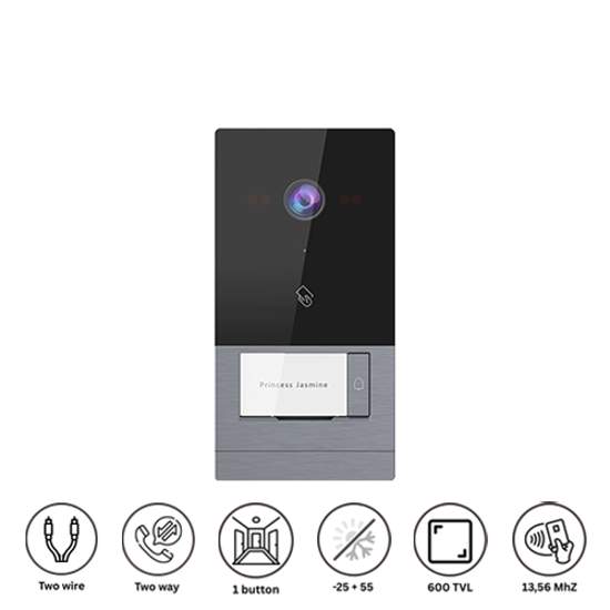 Hippo T-OS16 Mini spoljna interfonska jedinica 1 taster 2-žicna 600TVL