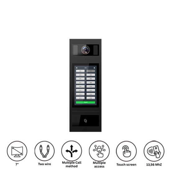 Hippo T-OS14E Apartmanska interfonska spoljna jedinica sa ekranom 7" 2-žicna