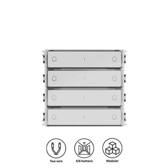Hippo MO001-PB Modul 4/8 pozivnih tastera za spoljnu interfonsku jedinicu