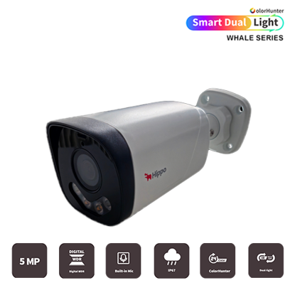 Hippo HD-B145-AF28LM-DL 2,8mm 5MP HD ColorHunter Dual-light bullet kamera