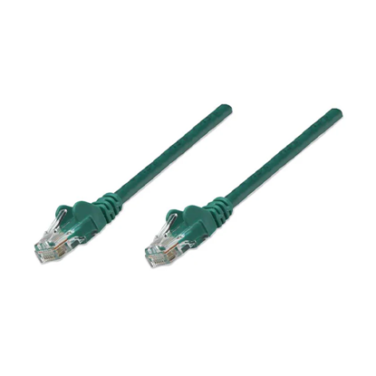 INTELLINET Patch Cable. Cat6 cert. U/UTP, 1m, green-02