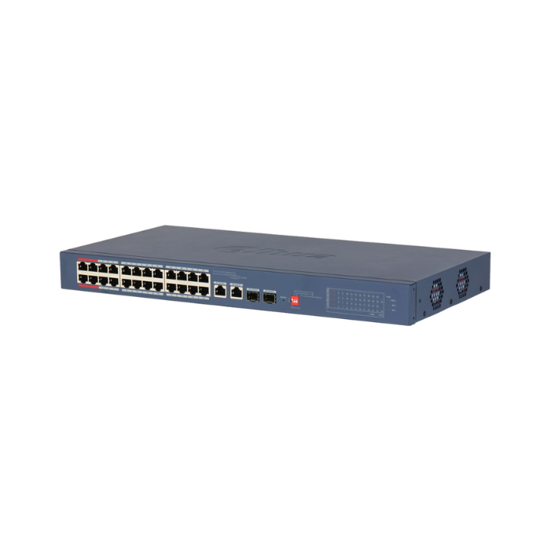 Dahua CS4226-24ET-240-V2 24-portni (24+2) Cloud upravljivi megabitni PoE layer 2 switch