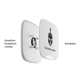 Ajax SS DD BrandPlates Wh/Bl