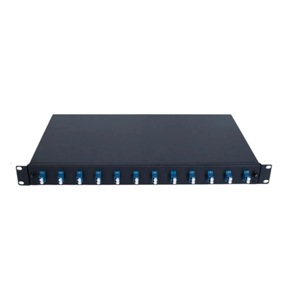 FIBER OPTIC PATCH PANEL sa 12 SC DUPLEX adaptera i 24 MULTIMODE OM3 pigtaila - PUN