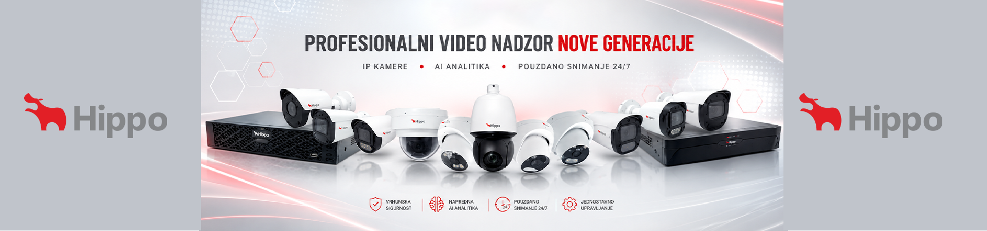 Hippo HD video nadzor - profesionalne kamere i snimači