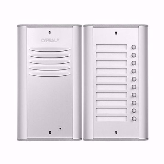 Slika od Spoljni analogni panel serije CYFRAL sa 10 pozivnih tastera