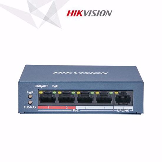 Slika od Hikvision DS-3E0105P-E/M(B) PoE switch